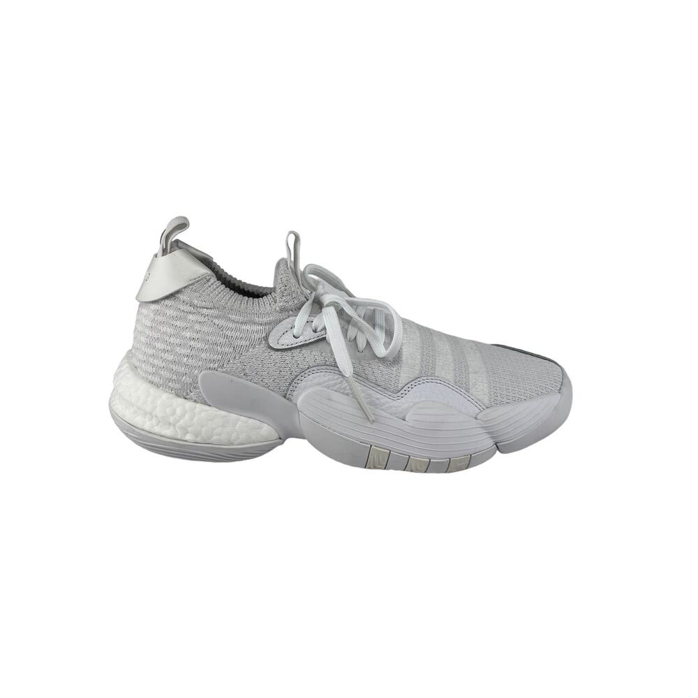 Adidas Trae Young 2.0 Triple White Basketball sneaker men 9 -women 10